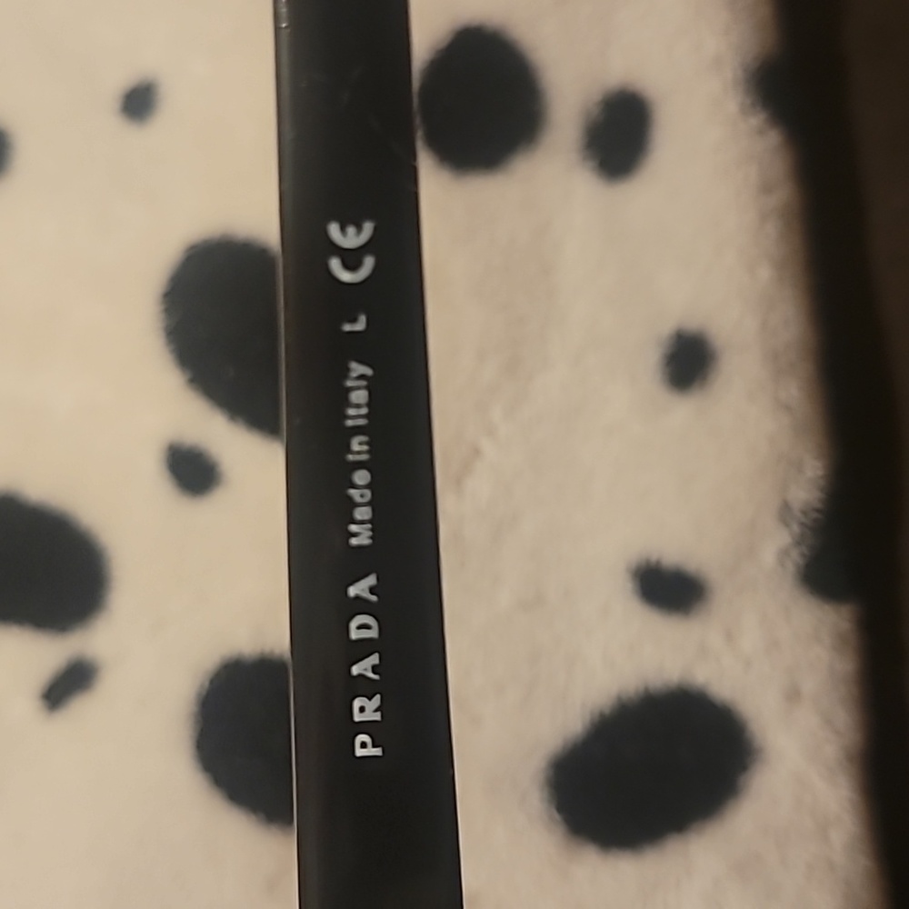 Prada Black Rx-Able Black Frames With Case No Clo… - image 5